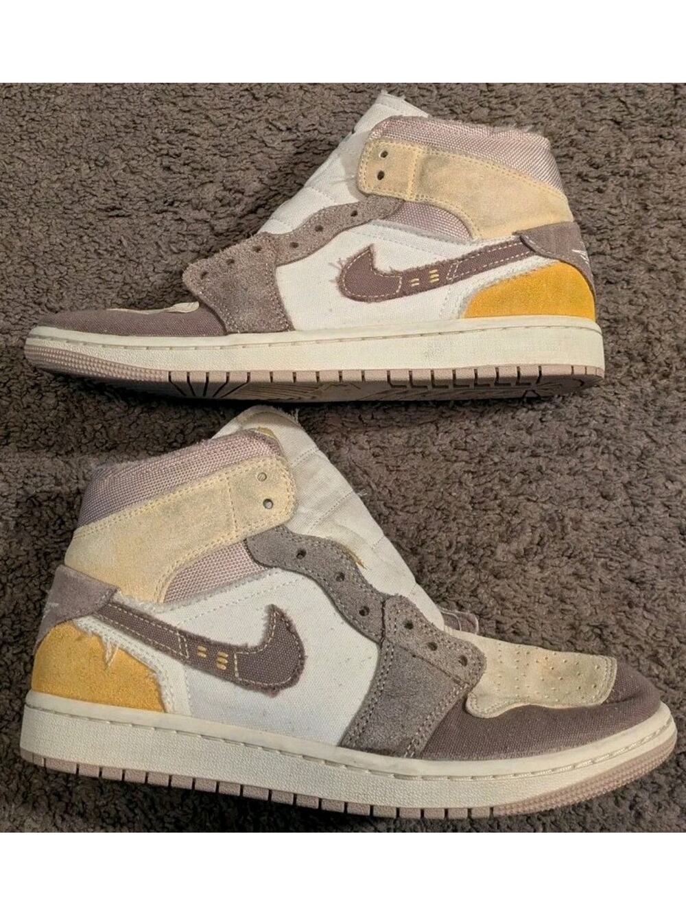 Air Jordan 1 Mid SE Craft 'Inside Out Taupe Haze DM9652-102 Men's 7.5